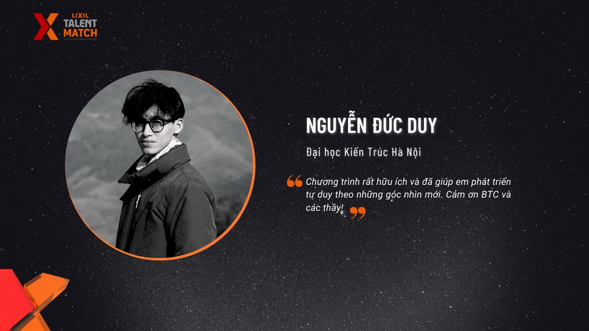 Khóa đào tạo chuyên sâu Top 40 LIXIL Talent Match: Rút ngắn khoảng cách giữa giảng đường và thực tiễn hành nghề Kiến trúc - Thiết kế 80 SV 25