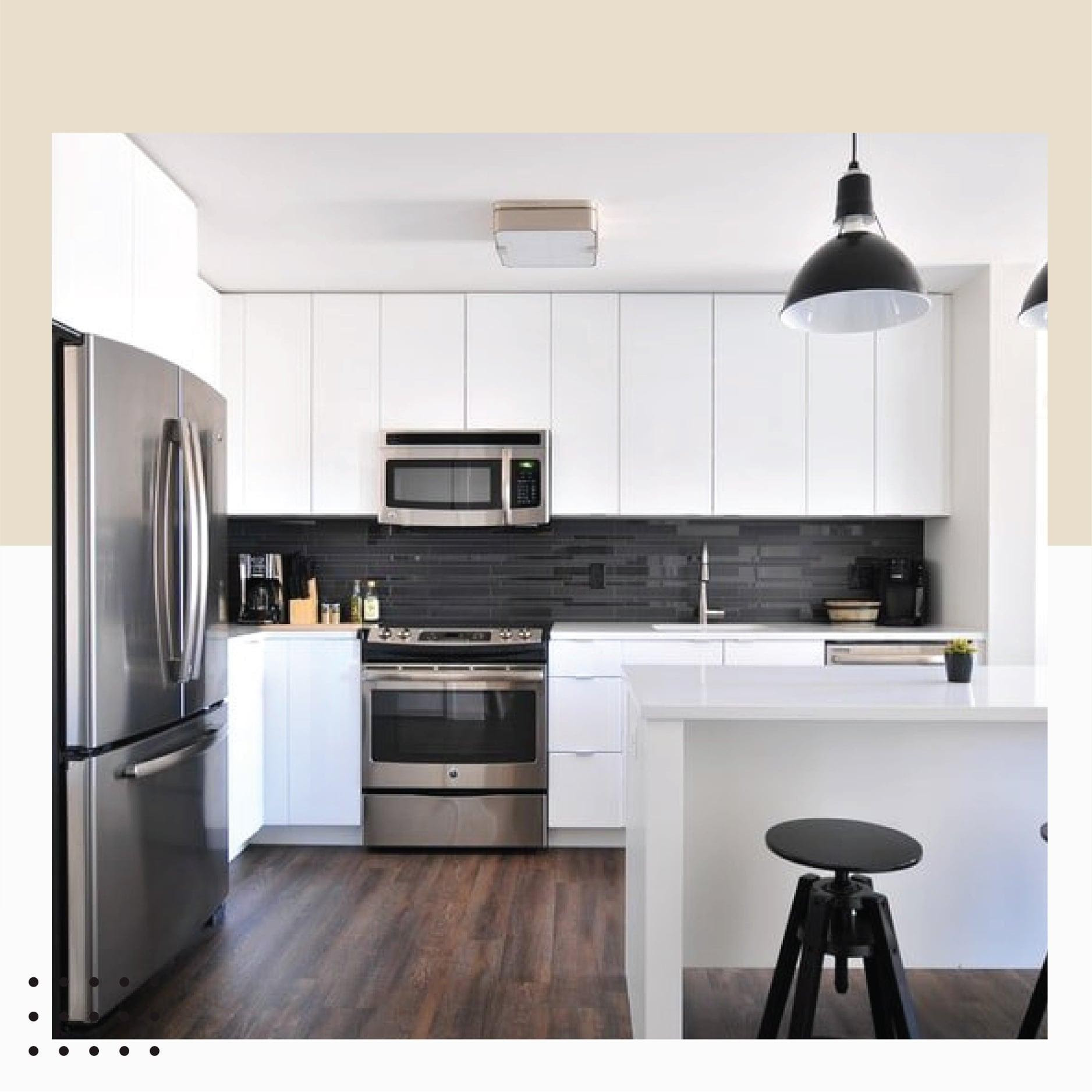 May be an image of furniture and kitchen
