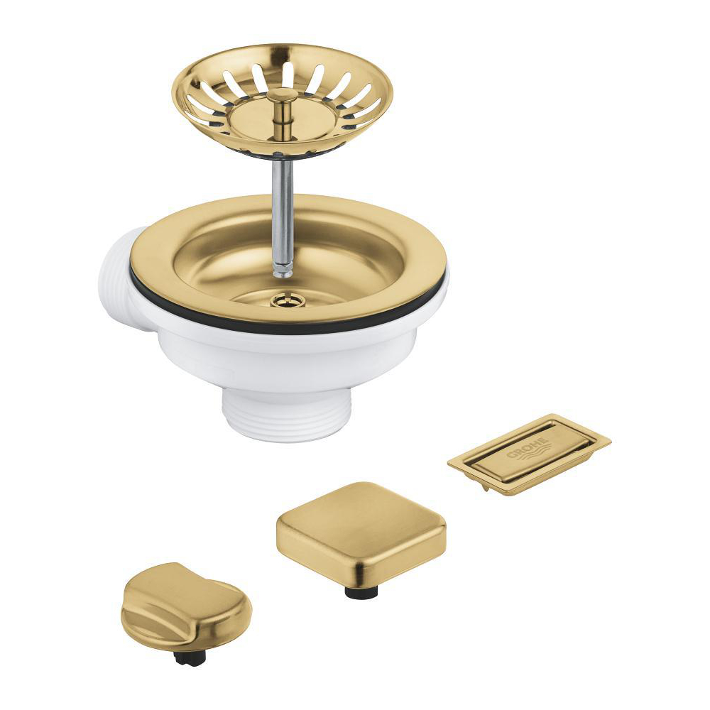 Waste set sink with excenter (1 bowl)